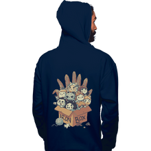 Load image into Gallery viewer, Shirts Pullover Hoodies, Unisex / Small / Navy Game Of Boxes
