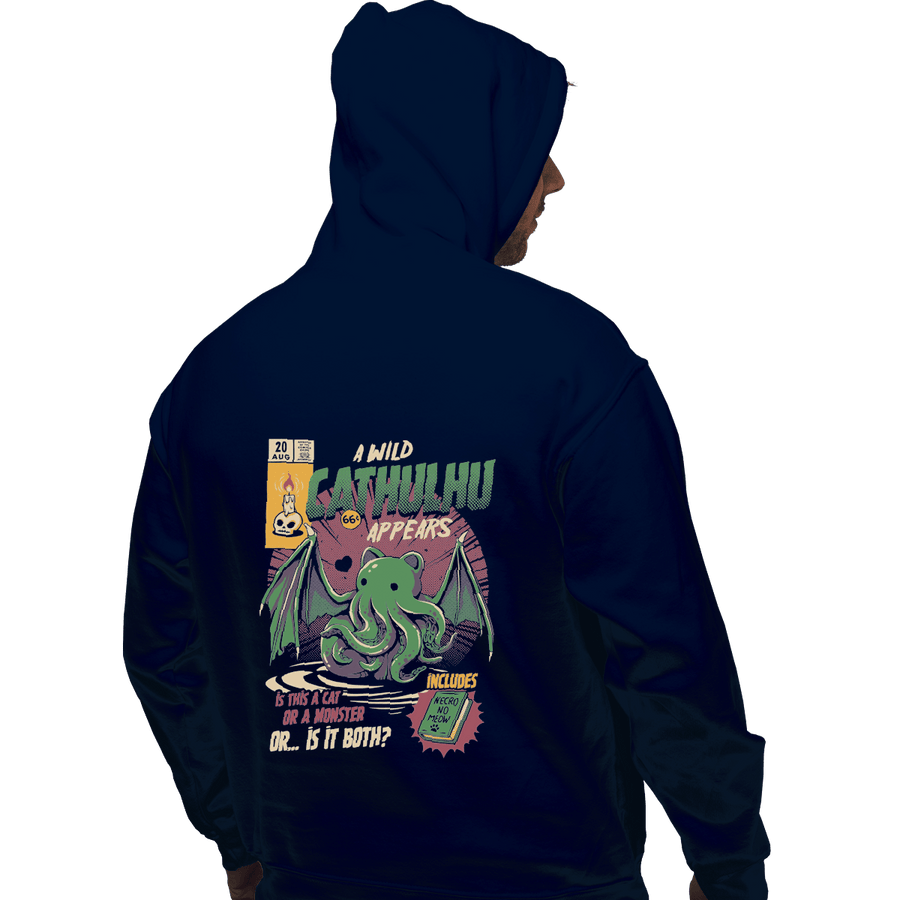 Shirts Zippered Hoodies, Unisex / Small / Navy Cathulhu