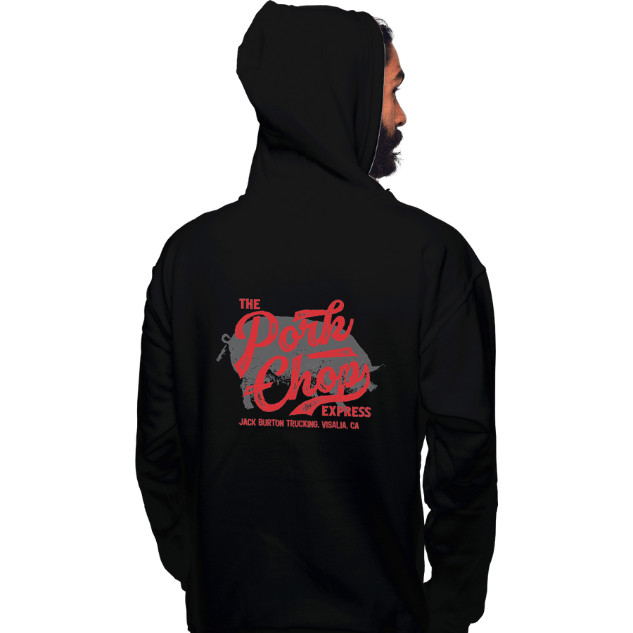 Shirts Pullover Hoodies, Unisex / Small / Black The Pork Chop Express