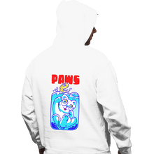Load image into Gallery viewer, Shirts Pullover Hoodies, Unisex / Small / White Paws
