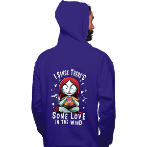 Daily_Deal_Shirts Pullover Hoodies, Unisex / Small / Violet Some Love In The Wind