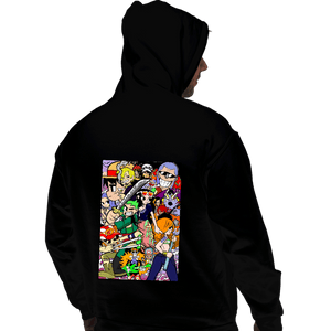 Daily_Deal_Shirts Pullover Hoodies, Unisex / Small / Black Luffy VS The New World