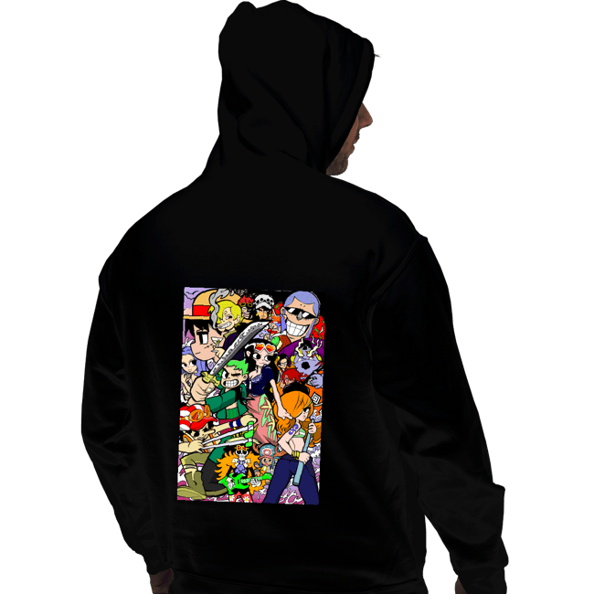 Daily_Deal_Shirts Pullover Hoodies, Unisex / Small / Black Luffy VS The New World
