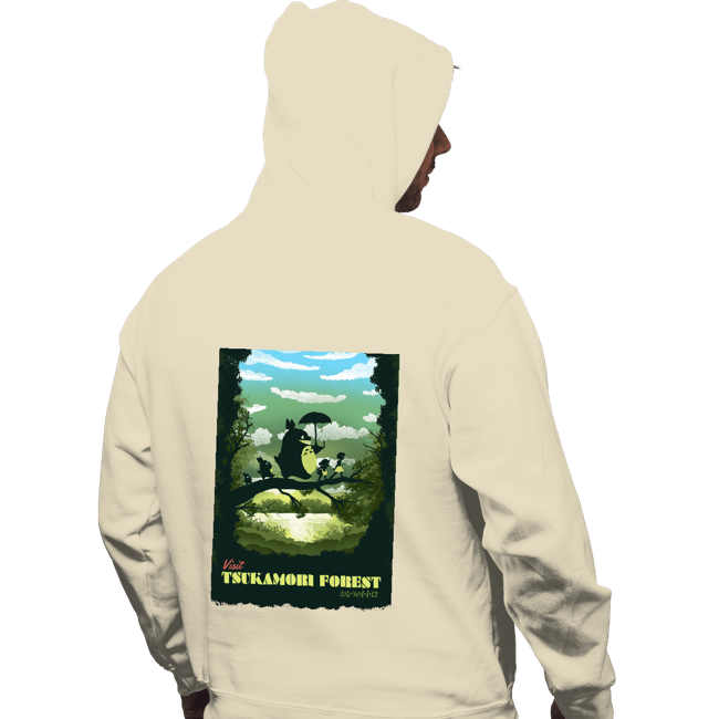 Daily_Deal_Shirts Pullover Hoodies, Unisex / Small / Sand Visit Tsukamori Forest