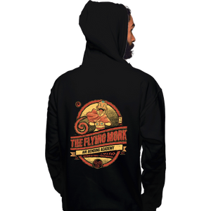 Daily_Deal_Shirts Pullover Hoodies, Unisex / Small / Black The Flying Monk