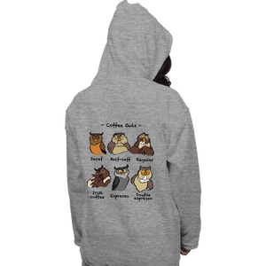 Daily_Deal_Shirts Pullover Hoodies, Unisex / Small / Sports Grey Coffee Owls