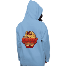 Load image into Gallery viewer, Shirts Pullover Hoodies, Unisex / Small / Royal Blue Goron’s Ruby Rock Candy
