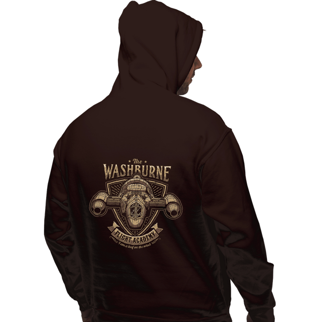 Shirts Pullover Hoodies, Unisex / Small / Dark Chocolate Washburne Flight Academy