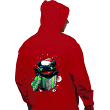 Load image into Gallery viewer, Secret_Shirts Pullover Hoodies, Unisex / Small / Red The Christmas Dragon
