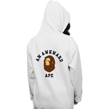 Load image into Gallery viewer, Daily_Deal_Shirts Pullover Hoodies, Unisex / Small / White An Awkward Ape
