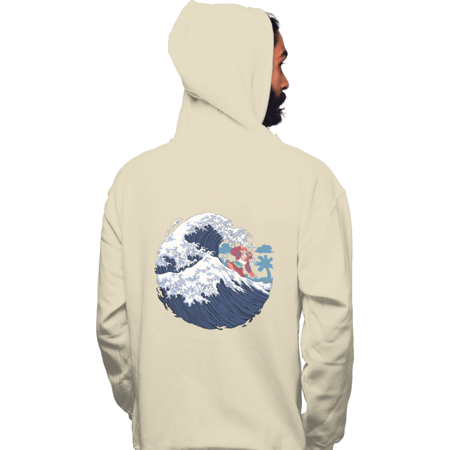 Shirts Pullover Hoodies, Unisex / Small / Sand Funky Wave