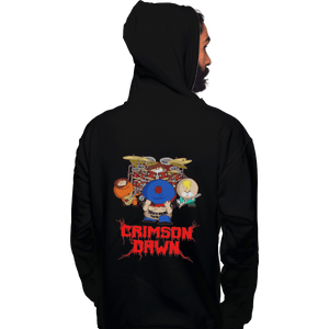 Shirts Zippered Hoodies, Unisex / Small / Black Crimson Dawn