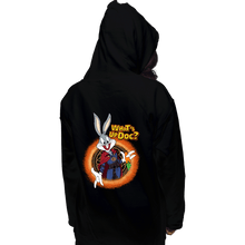 Load image into Gallery viewer, Daily_Deal_Shirts Pullover Hoodies, Unisex / Small / Black Doctor Bunny Looneyverse
