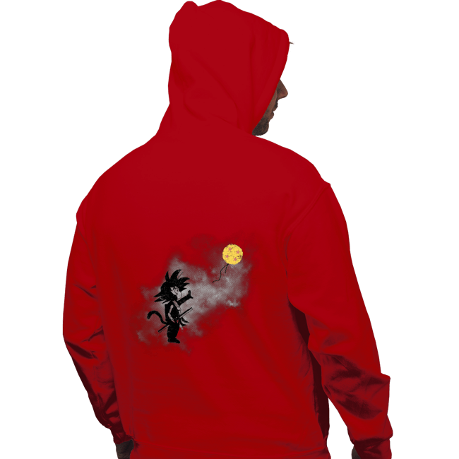 Shirts Pullover Hoodies, Unisex / Small / Red Saiyan With Balloon
