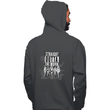 Load image into Gallery viewer, Shirts Pullover Hoodies, Unisex / Small / Charcoal Straight Outta The Moon
