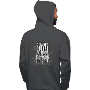 Shirts Pullover Hoodies, Unisex / Small / Charcoal Straight Outta The Moon