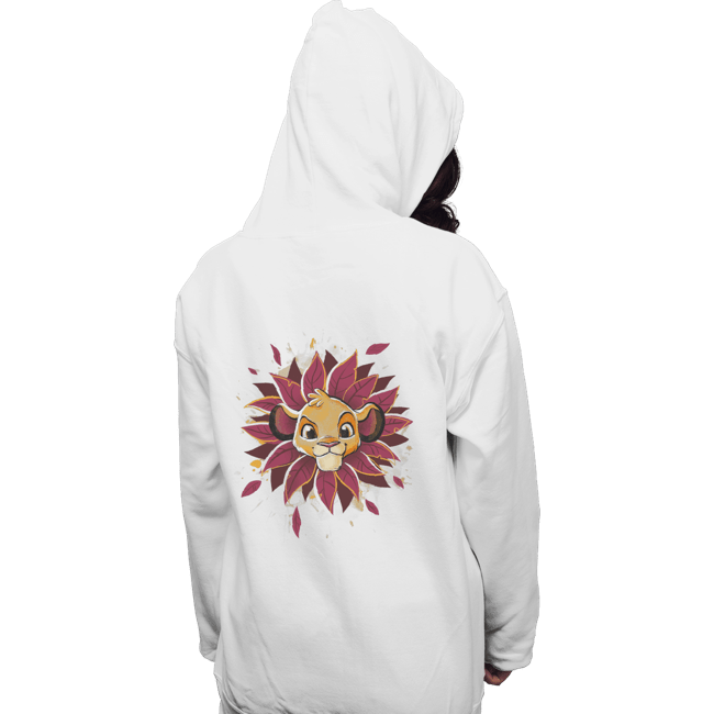 Shirts Pullover Hoodies, Unisex / Small / White Simba Watercolor