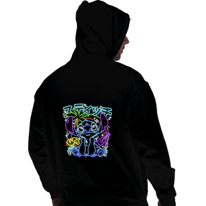 Daily_Deal_Shirts Pullover Hoodies, Unisex / Small / Black Stitch Neon