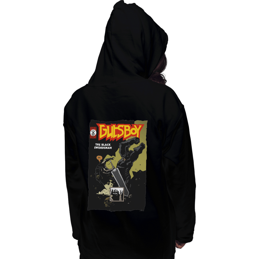 Shirts Pullover Hoodies, Unisex / Small / Black Gutsboy