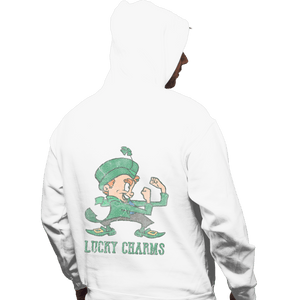 Shirts Pullover Hoodies, Unisex / Small / White Lucky Charms