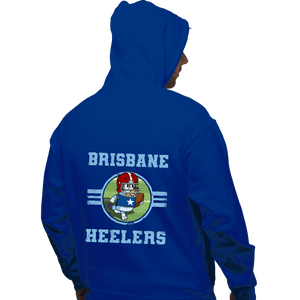 Daily_Deal_Shirts Pullover Hoodies, Unisex / Small / Royal Blue Brisbane Heelers