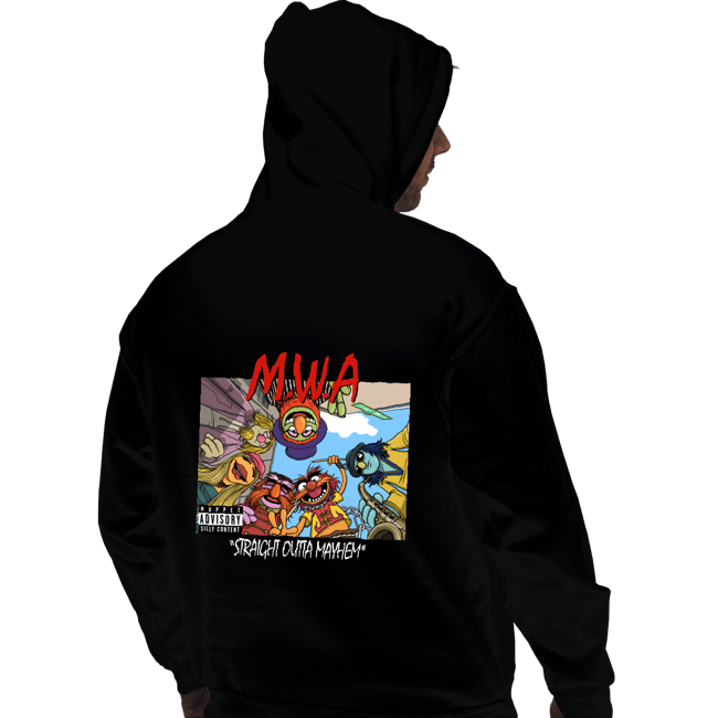 Daily_Deal_Shirts Pullover Hoodies, Unisex / Small / Black Straight Outta Mayhem