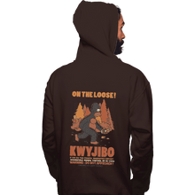 Load image into Gallery viewer, Shirts Zippered Hoodies, Unisex / Small / Dark Chocolate Kwyjibo
