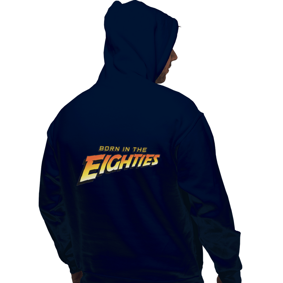 Shirts Zippered Hoodies, Unisex / Small / Navy Indiana Eighties