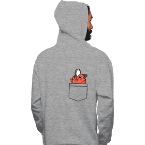 Secret_Shirts Pullover Hoodies, Unisex / Small / Sports Grey Pocket Pochita
