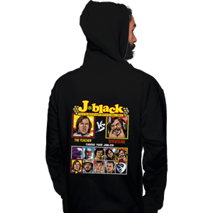 Daily_Deal_Shirts Pullover Hoodies, Unisex / Small / Black Jack Black Fighter