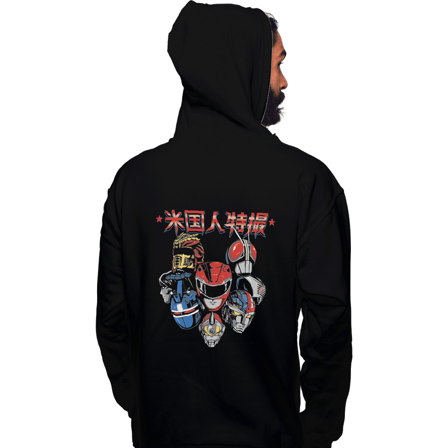 Shirts Zippered Hoodies, Unisex / Small / Black American Toku