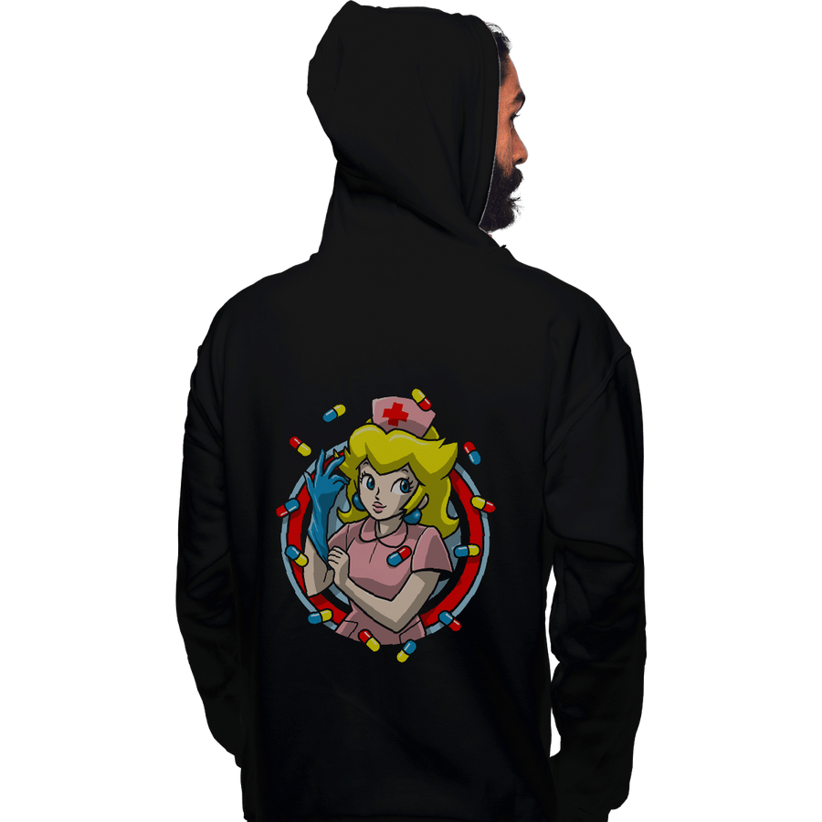 Shirts Pullover Hoodies, Unisex / Small / Black Nurse Toadstool