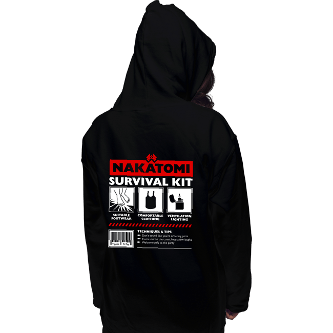 Daily_Deal_Shirts Pullover Hoodies, Unisex / Small / Black Nakatomi Survival Kit