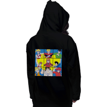 Load image into Gallery viewer, Daily_Deal_Shirts Pullover Hoodies, Unisex / Small / Black The Anime Heart Of A 90s Kid
