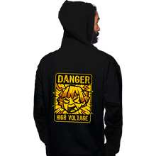 Load image into Gallery viewer, Secret_Shirts Pullover Hoodies, Unisex / Small / Black Danger High Voltage
