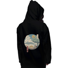 Load image into Gallery viewer, Shirts Zippered Hoodies, Unisex / Small / Black Neighbor&#39;s Ukiyo-e
