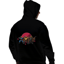 Load image into Gallery viewer, Shirts Pullover Hoodies, Unisex / Small / Black Three Straw Hats
