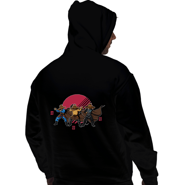Shirts Pullover Hoodies, Unisex / Small / Black Three Straw Hats