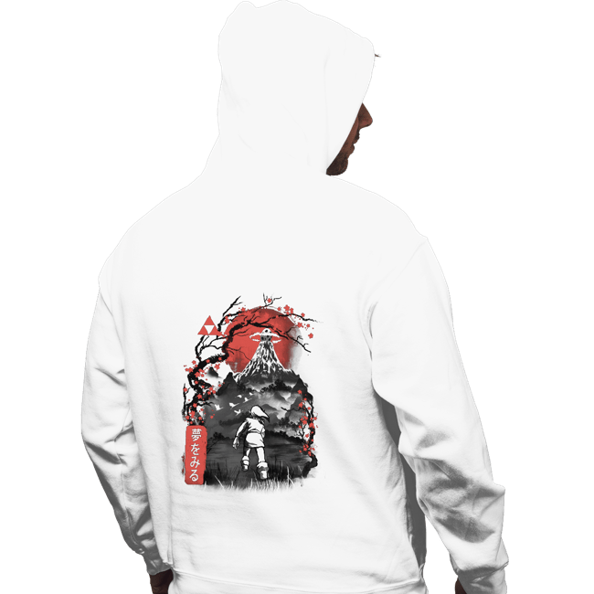 Daily_Deal_Shirts Pullover Hoodies, Unisex / Small / White Sumie Awakening