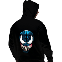 Load image into Gallery viewer, Shirts Pullover Hoodies, Unisex / Small / Black Venomous Typography
