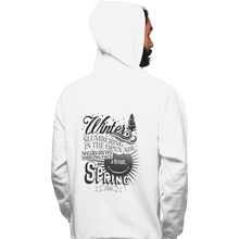 Load image into Gallery viewer, Shirts Pullover Hoodies, Unisex / Small / White Winter
