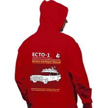 Load image into Gallery viewer, Secret_Shirts Pullover Hoodies, Unisex / Small / Red Ecto 1 Repair Manual
