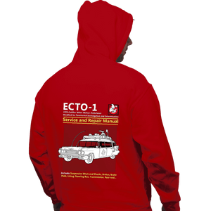 Secret_Shirts Pullover Hoodies, Unisex / Small / Red Ecto 1 Repair Manual