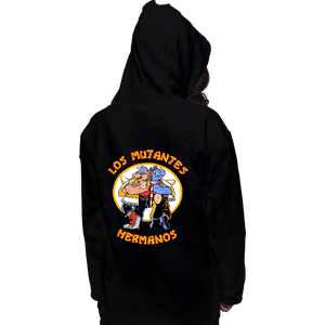 Daily_Deal_Shirts Pullover Hoodies, Unisex / Small / Black Los Mutantes Hermanos