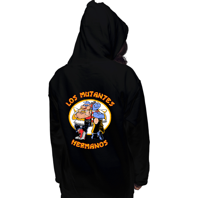 Daily_Deal_Shirts Pullover Hoodies, Unisex / Small / Black Los Mutantes Hermanos
