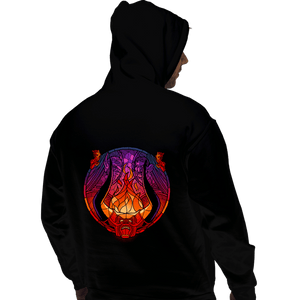 Daily_Deal_Shirts Pullover Hoodies, Unisex / Small / Black Stained Glass Darkness