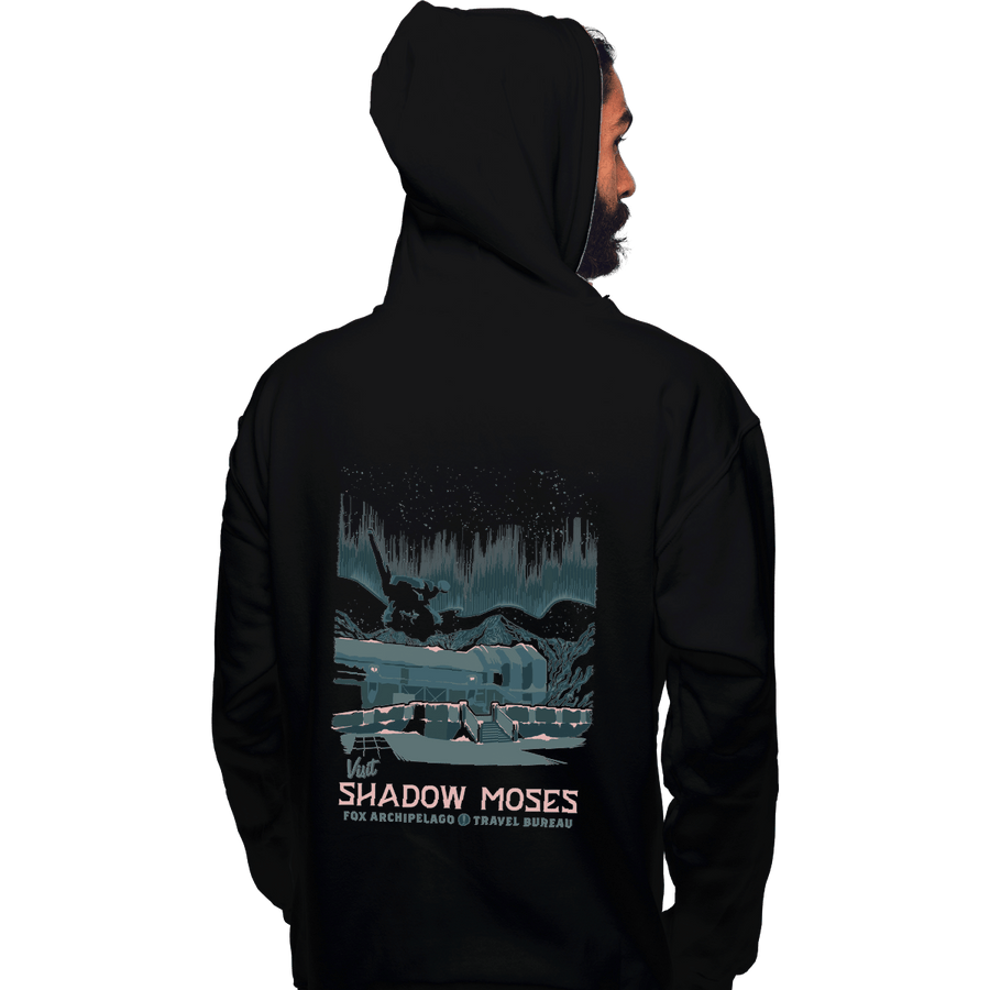 Shirts Pullover Hoodies, Unisex / Small / Black Visit Shadow Moses