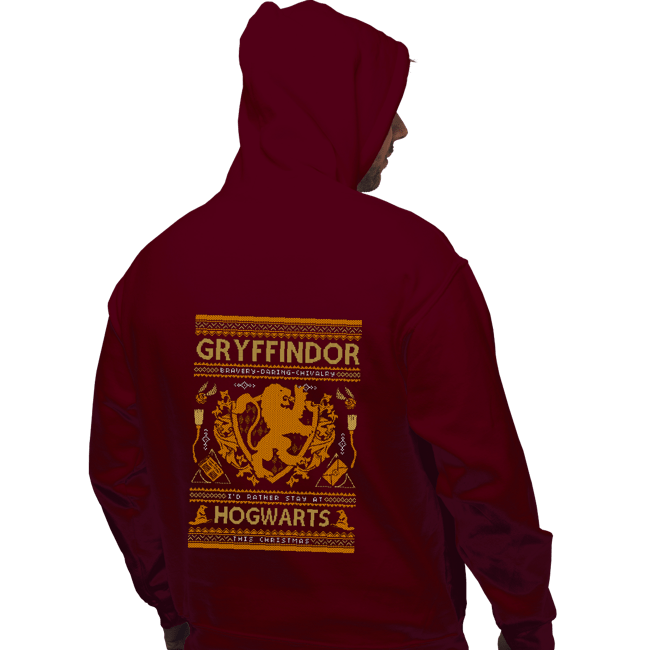 Shirts Pullover Hoodies, Unisex / Small / Maroon GRYFFINDOR Sweater