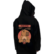 Load image into Gallery viewer, Secret_Shirts Pullover Hoodies, Unisex / Small / Black Capybara Trade
