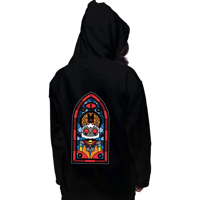 Daily_Deal_Shirts Pullover Hoodies, Unisex / Small / Black Lamb Stained Glass